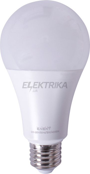Лампа світлодіодна e.LED.lamp.A70.E27.15.4000, 15Вт, 4000К (l0650602)