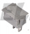Перемикач одноклавішний АСКО-УКРЕМ KCD1-101 Grey/Grey сірий (A0140040051)