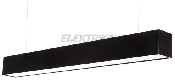 Лінійний світлодіодний світильник TURMAN 30w LED 4000К колотий лід, чорний