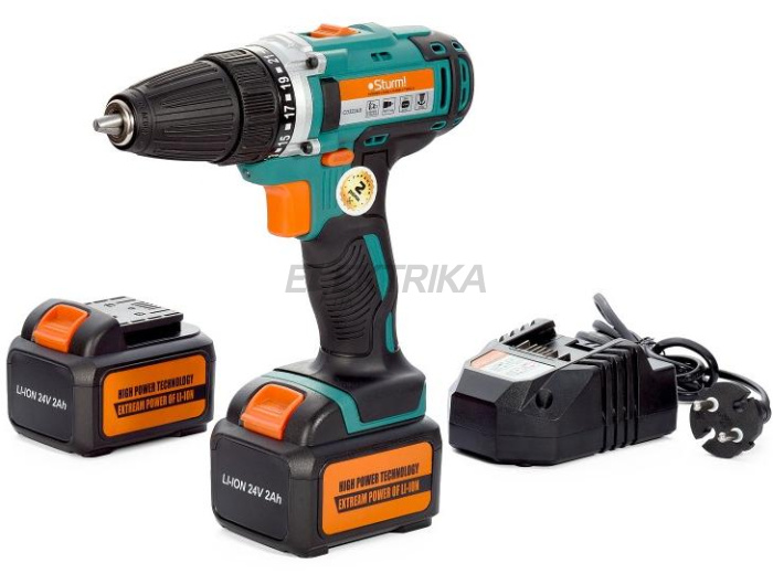 Шуруповерт акумуляторний Sturm 24 В (CD3224LB)