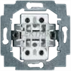 Механізм 2-клавішного вимикача, 10A, 230V, Elektro-Praga