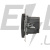 Розетка Simon 54 USB заряджання, подвійна, 2.1А, чорний мат (DC2USB.01/49)