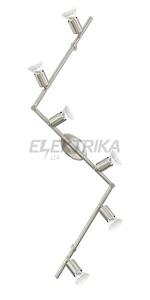Спот "Buzz-LED" 6x2, 5W GU10 LED, нікель матовий, 92599