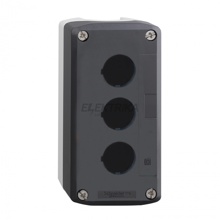 Порожній пост кнопки Schneider Electric Корпус для кнопкового 3 отвір XALD03