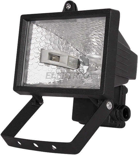Прожектор e.halogen.500.black 500Вт, чорний E.NEXT